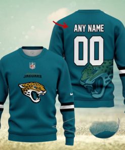 Jacksonville Jaguars NFL New Ugly Christmas Sweater For Fans Custom Number And Name