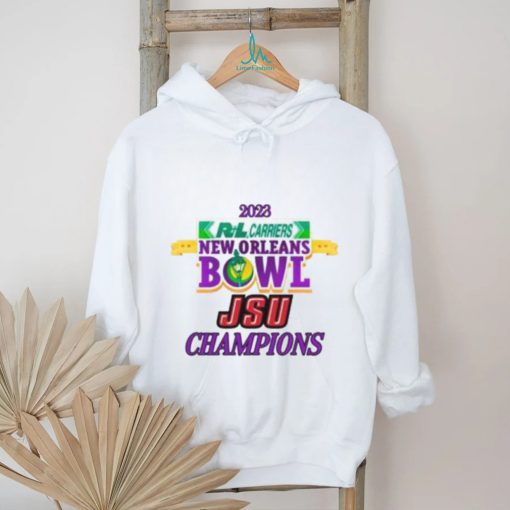 Jacksonville State Gamecocks 2023 Carriers New Orleans Bowl Champions T Shirt