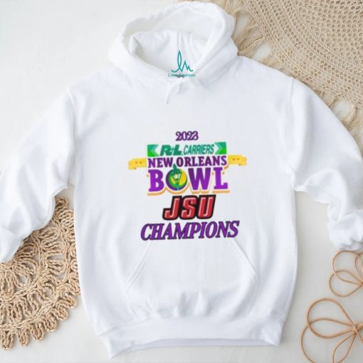 Jacksonville State Gamecocks 2023 Carriers New Orleans Bowl Champions T Shirt