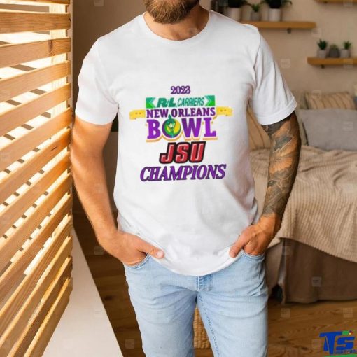 Jacksonville State Gamecocks 2023 Carriers New Orleans Bowl Champions T Shirt
