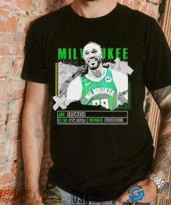 Jae Crowder Milwaukee Bucks basketball player pose paper gift shirt