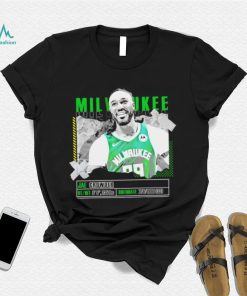 Jae Crowder Milwaukee Bucks basketball player pose paper gift shirt