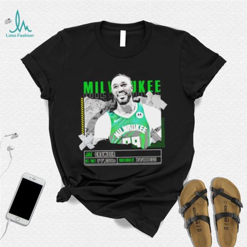 Jae Crowder Milwaukee Bucks basketball player pose paper gift shirt