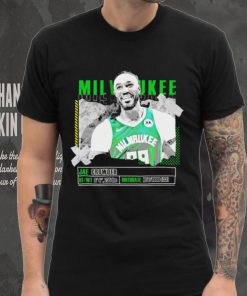 Jae Crowder Milwaukee Bucks basketball player pose paper gift shirt