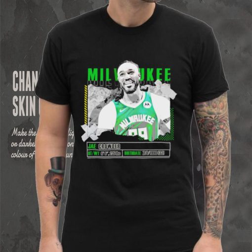 Jae Crowder Milwaukee Bucks basketball player pose paper gift shirt