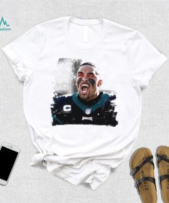 Jalen Hurts unleashed fangs out funny shirt