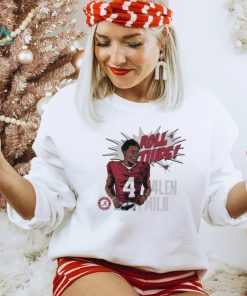 Jalen Milroe Alabama Crimson Tide football roll tide cartoon shirt