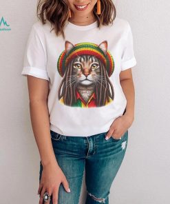 Jamaica Kitty Bob Marley Reggae kitty T shirt