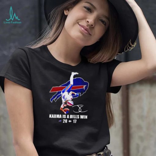 James Cook Buffalo Bills karma is a Bills win shirt