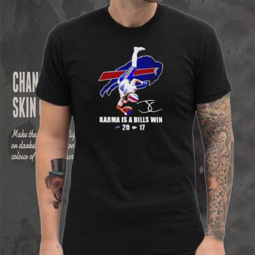 James Cook Buffalo Bills karma is a Bills win shirt