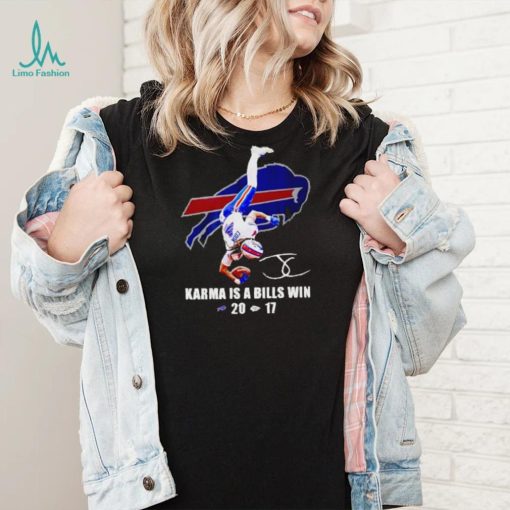 James Cook Buffalo Bills karma is a Bills win shirt