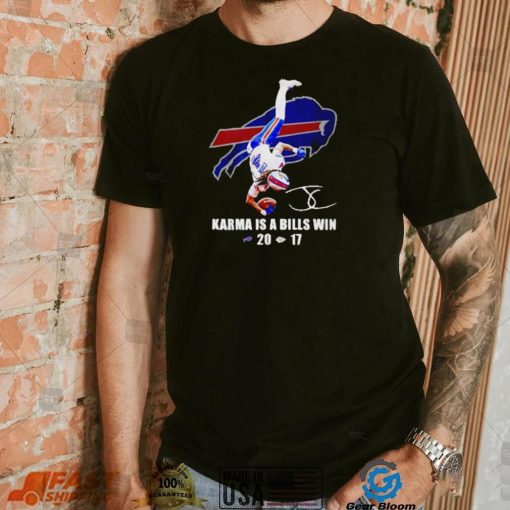 James Cook Buffalo Bills karma is a Bills win shirt