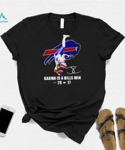 James Cook Buffalo Bills karma is a Bills win shirt