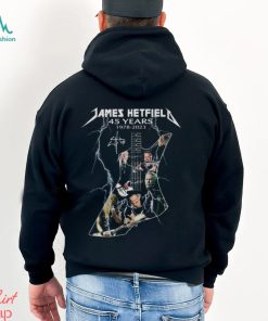 James Hetfield 45 Years 1978 – 2023 T Shirt
