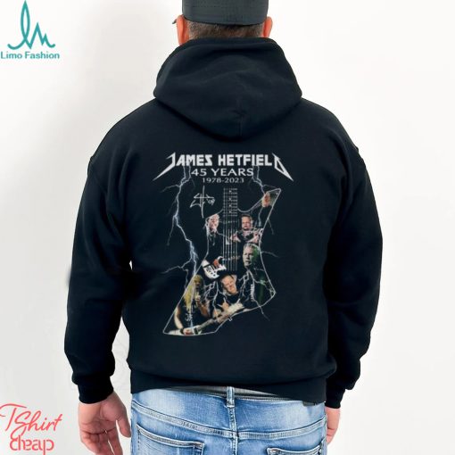 James Hetfield 45 Years 1978 – 2023 T Shirt
