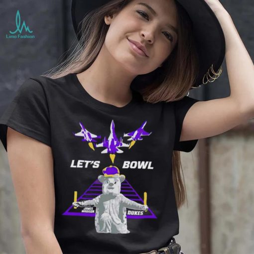 James Madison Dukes Mascot Let’s bowl Classic T shirt