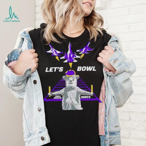 James Madison Dukes Mascot Let’s bowl Classic T shirt