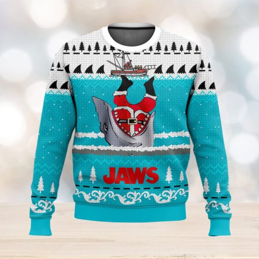 Jaws Christmas Ugly Sweater