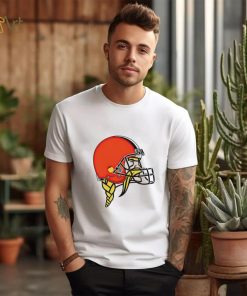 Jay Cuda Minnesota Vikings logo wearing Cleveland Browns logo shirt