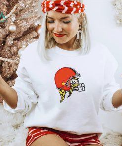 Jay Cuda Minnesota Vikings logo wearing Cleveland Browns logo shirt