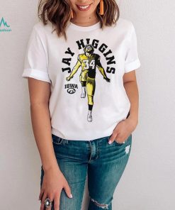 Jay Higgins Iowa Hawkeyes football cartoon T shirt