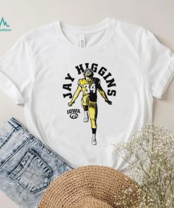 Jay Higgins Iowa Hawkeyes football cartoon T shirt