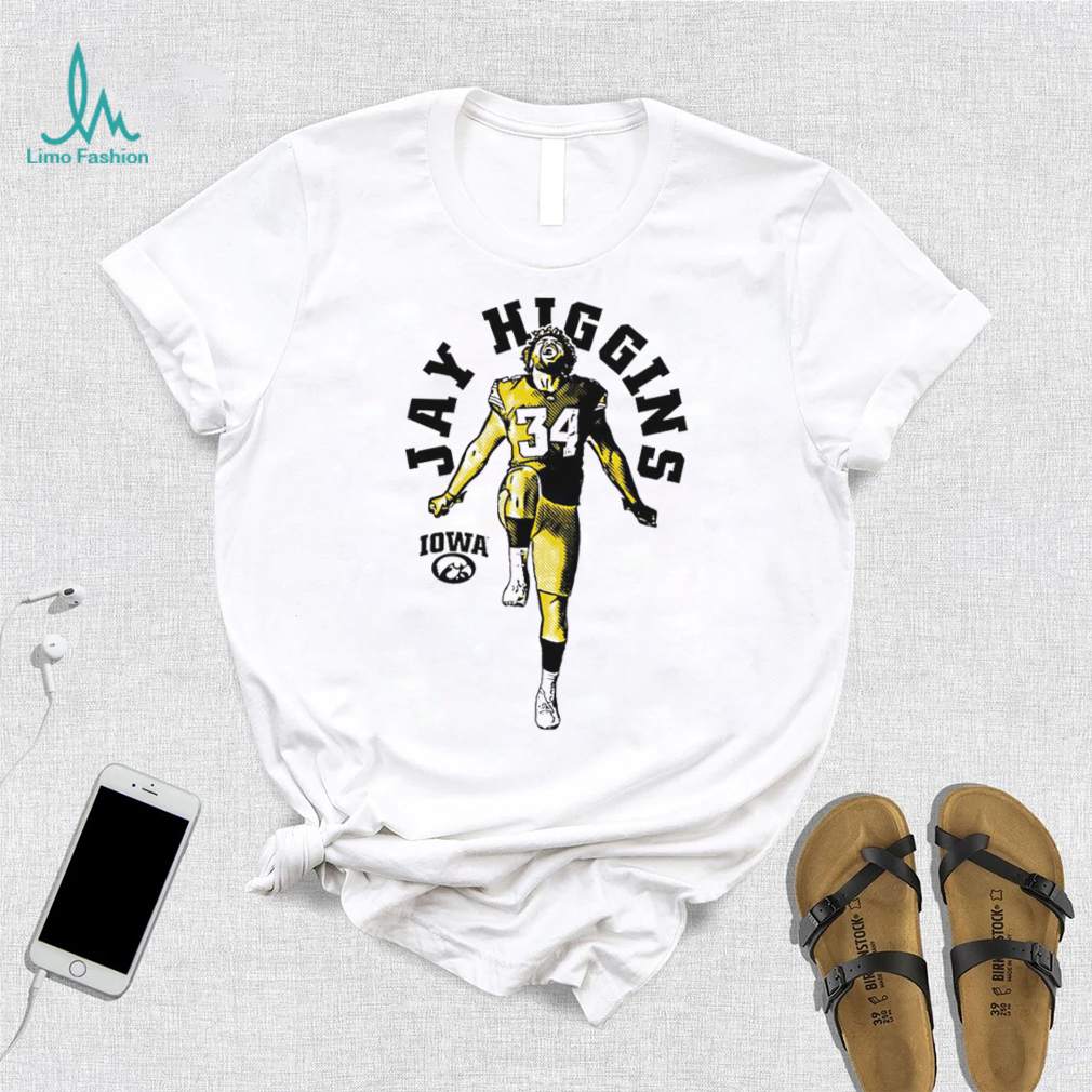 Jay Higgins Iowa Hawkeyes football cartoon T shirt Jay Higgins Iowa Hawkeyes football cartoon T shirt