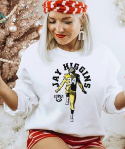 Jay Higgins Iowa Hawkeyes football cartoon T shirt