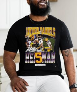 Jayden Daniels Heisman Dreams X Dreamathon Vintage Two Sides T Shirt