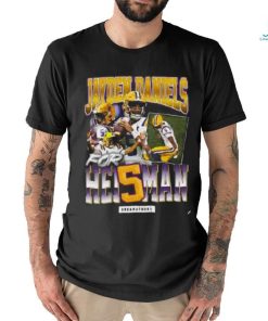 Jayden Daniels Heisman Dreams X Dreamathon Vintage Two Sides T Shirt