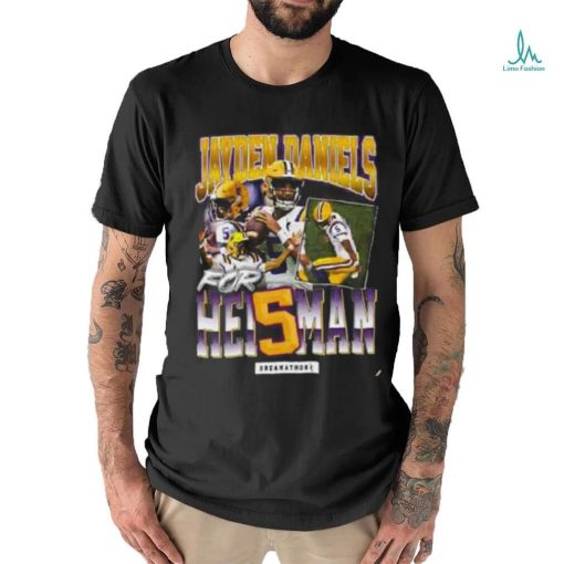 Jayden Daniels Heisman Dreams X Dreamathon Vintage Two Sides T Shirt