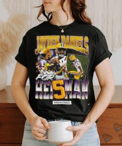 Jayden Daniels Heisman Dreams X Dreamathon Vintage Two Sides T Shirt