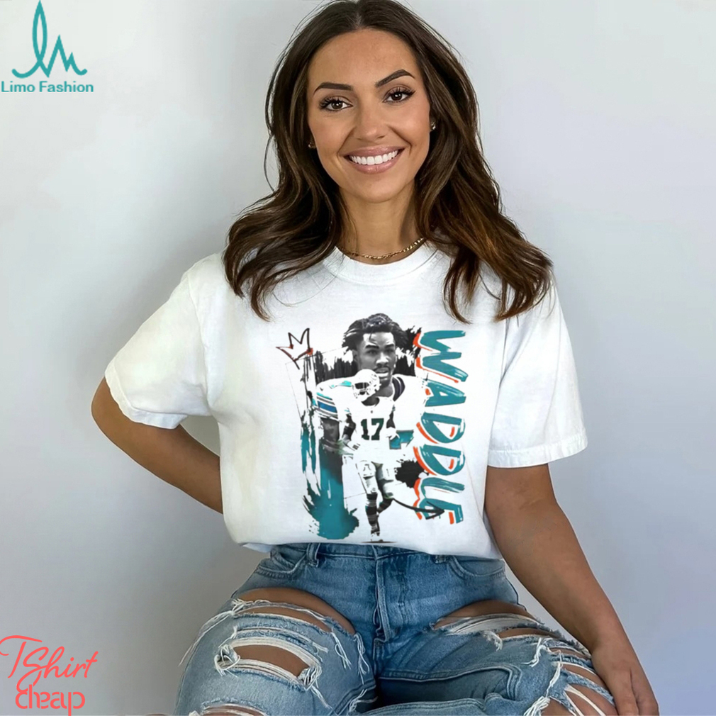 Jaylen Waddle number 17 Miami Dolphins football shirt Jaylen Waddle number 17 Miami Dolphins football shirt