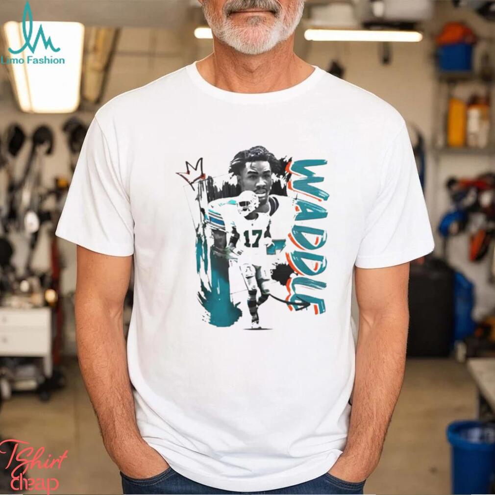 Jaylen Waddle number 17 Miami Dolphins football shirt Jaylen Waddle number 17 Miami Dolphins football shirt