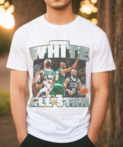 Jayson Tatum Wearing Derrick White For All Star 2024 Shirt