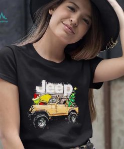 Jeep Santa Grinch stole Christmas shirt