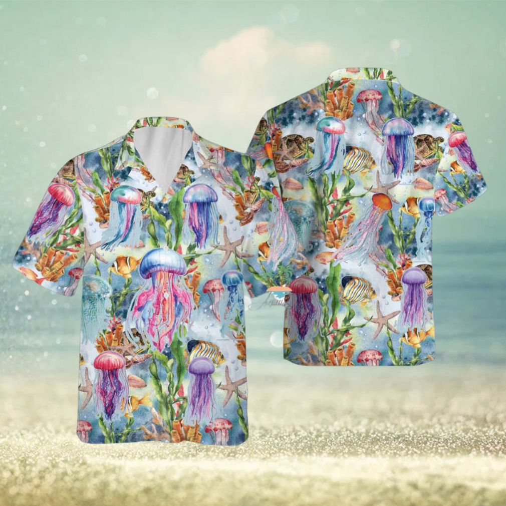 Jellyfish Ocean Animal Hawaiian Shirt Jellyfish Ocean Animal Hawaiian Shirt