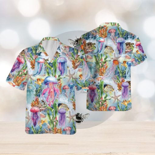 Jellyfish Ocean Animal Hawaiian Shirt