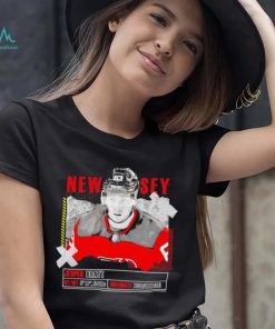 Jesper Bratt New Jersey Devils ice hockey player information paper shirt