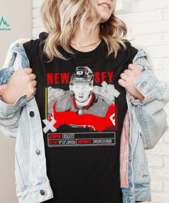 Jesper Bratt New Jersey Devils ice hockey player information paper shirt