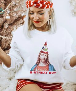 Jesus Birthday Boy Shirt, hoodie, sweater, long sleeve and tank top Jesus Birthday Boy Shirt