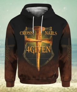 Jesus Cross Nails Given 3d All Over Print Hoodie