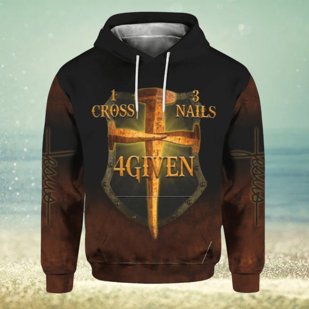 Jesus Cross Nails Given 3d All Over Print Hoodie Jesus Cross Nails Given 3d All Over Print Hoodie