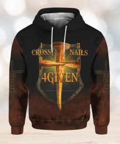 Jesus Cross Nails Given 3d All Over Print Hoodie