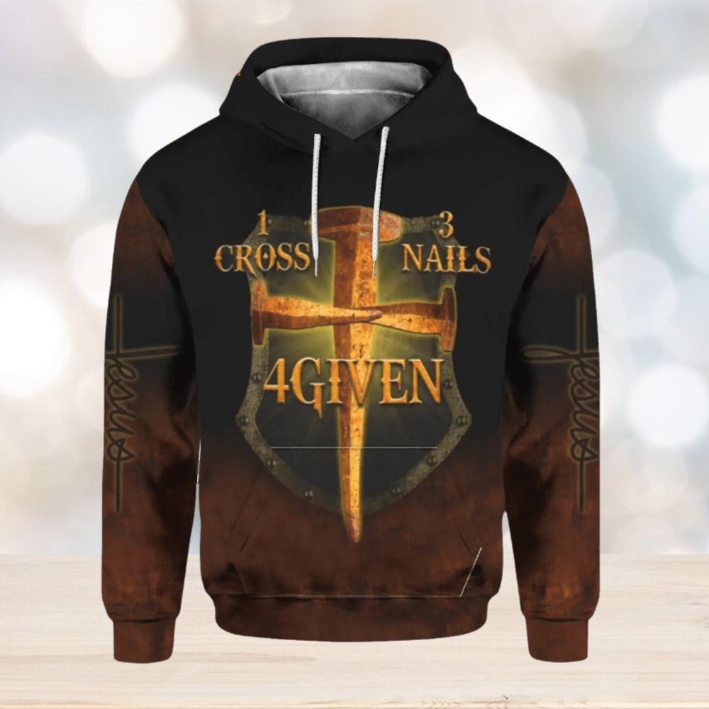 Jesus Cross Nails Given 3d All Over Print Hoodie Jesus Cross Nails Given 3d All Over Print Hoodie