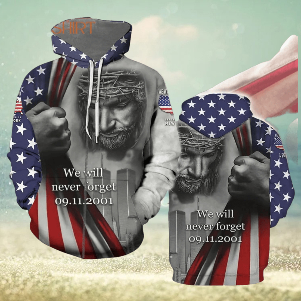 Jesus Never Forget 09 11 3d All Over Print Hoodie Jesus Never Forget 09 11 3d All Over Print Hoodie