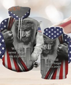 Jesus Never Forget 09 11 3d All Over Print Hoodie