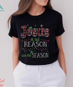 Jesus christmas png design jesus is the reason for the season lighting christmas shirt