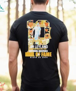 Jim Leyland Pittsburgh Pirates 1986 1996 National Baseball Hall Of Fame Class Of 2024 Signature T Shirt