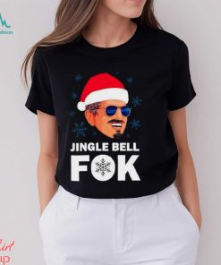 Jingle Bell Fok Santa Christmas T Shirt